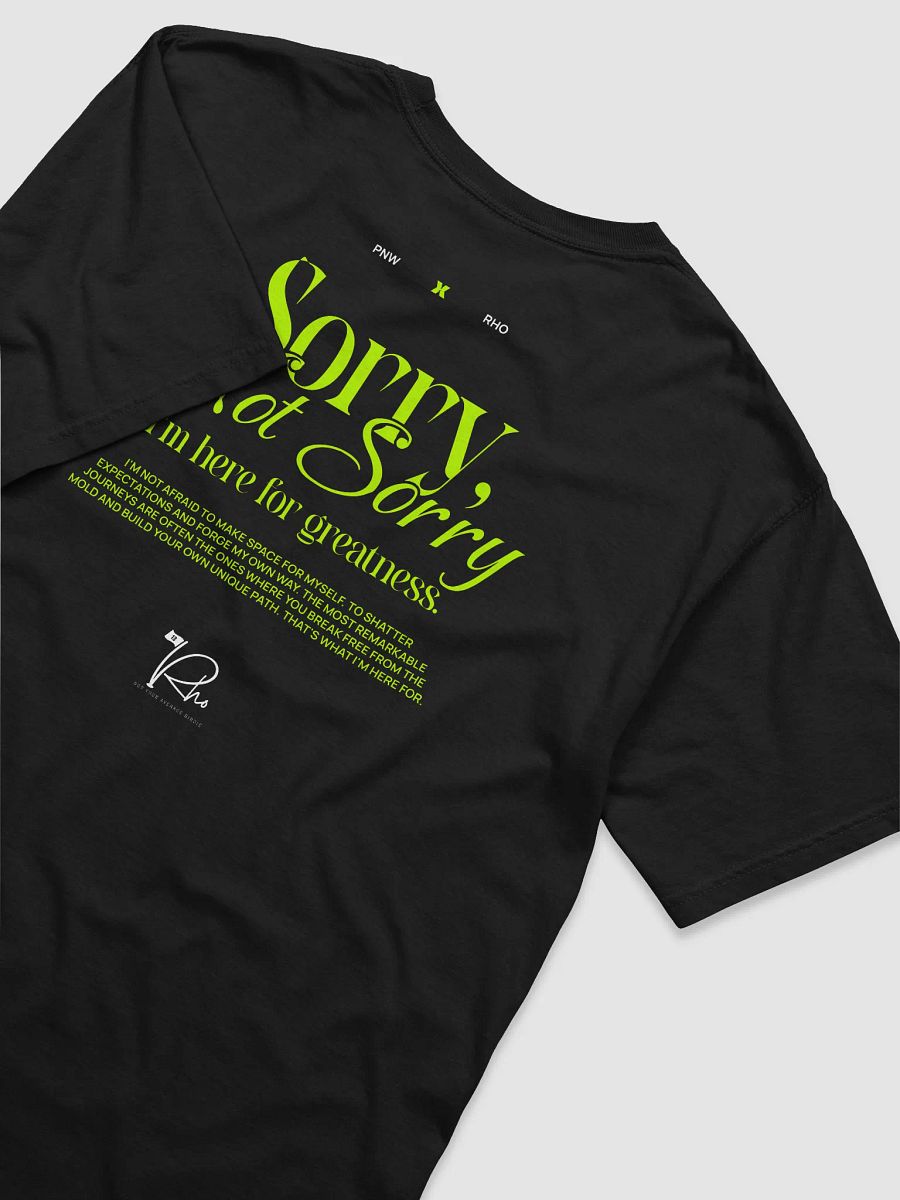 Sorry Not Sorry x Rho Adult Tee product image (4)