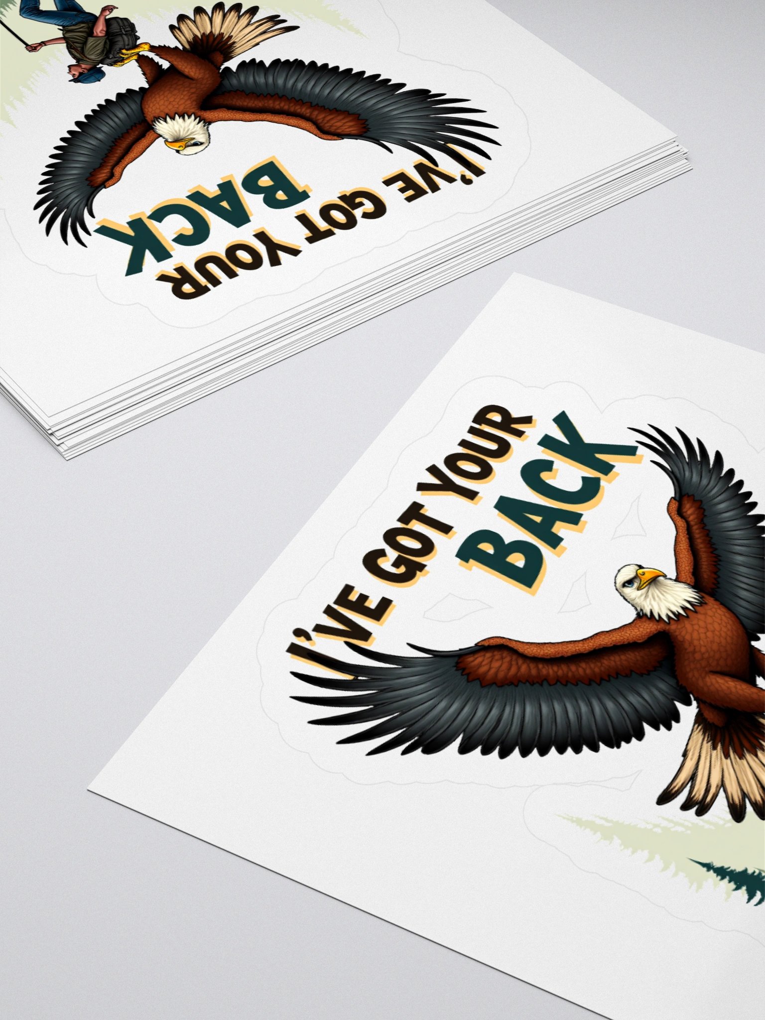 I've Got Your Back Kiss Cut Stickers product image (10)