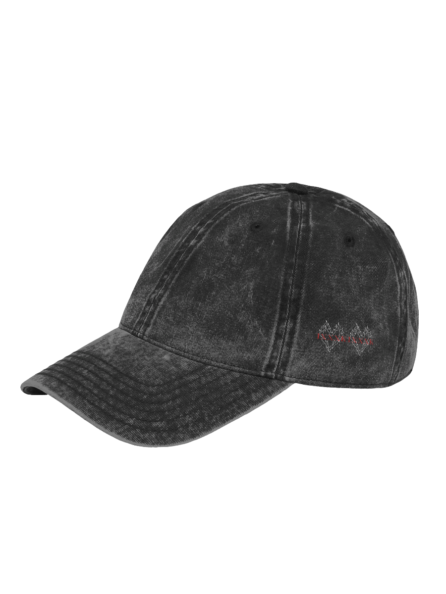 Dual Fiery White Heart | Washed Baseball Cap product image (5)