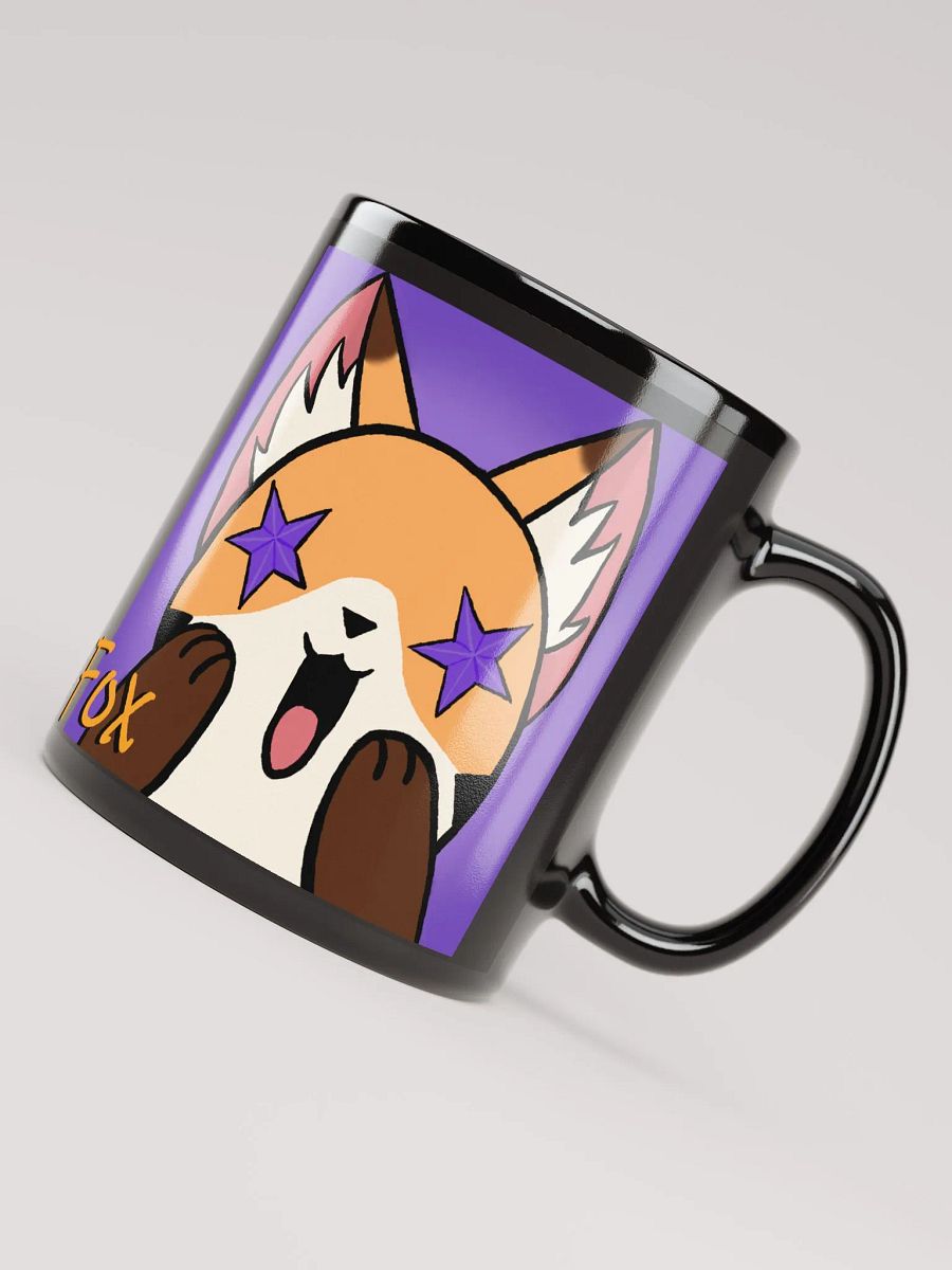 Wow Black Glossy Mug product image (4)