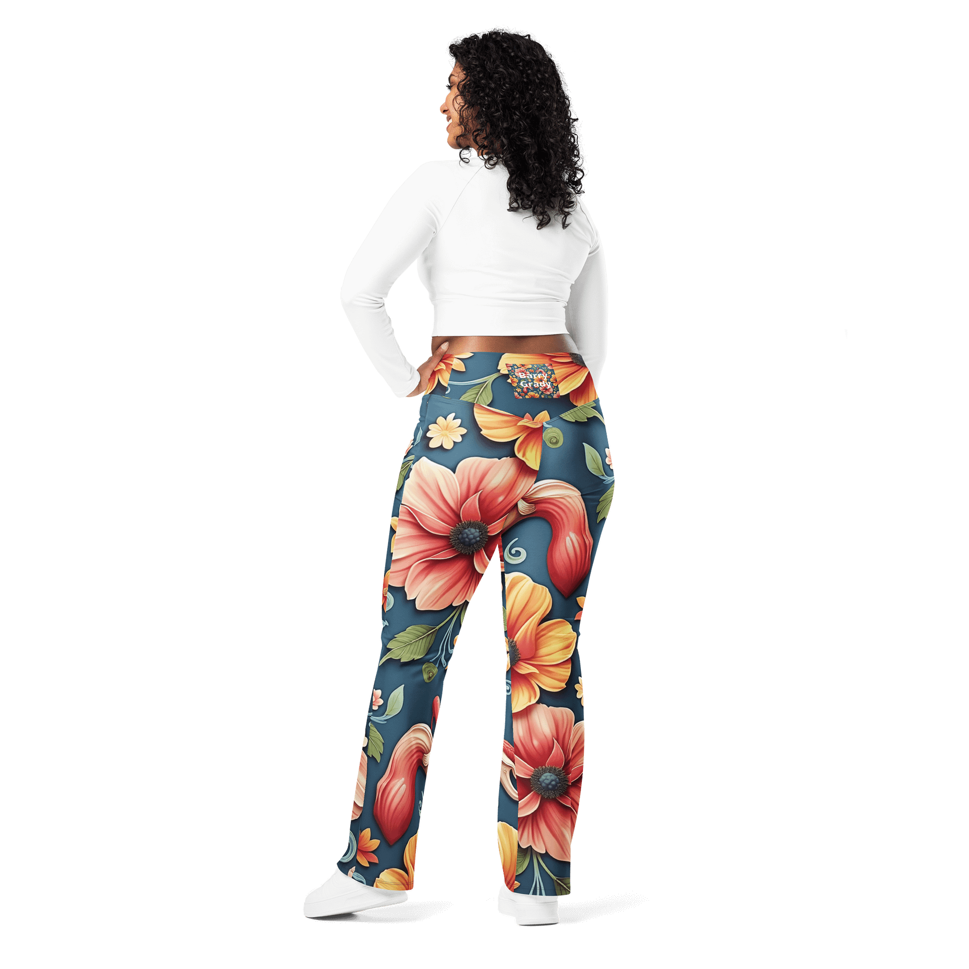 Barry Grady 'Floral Fiesta' Flare Leggings product image (3)