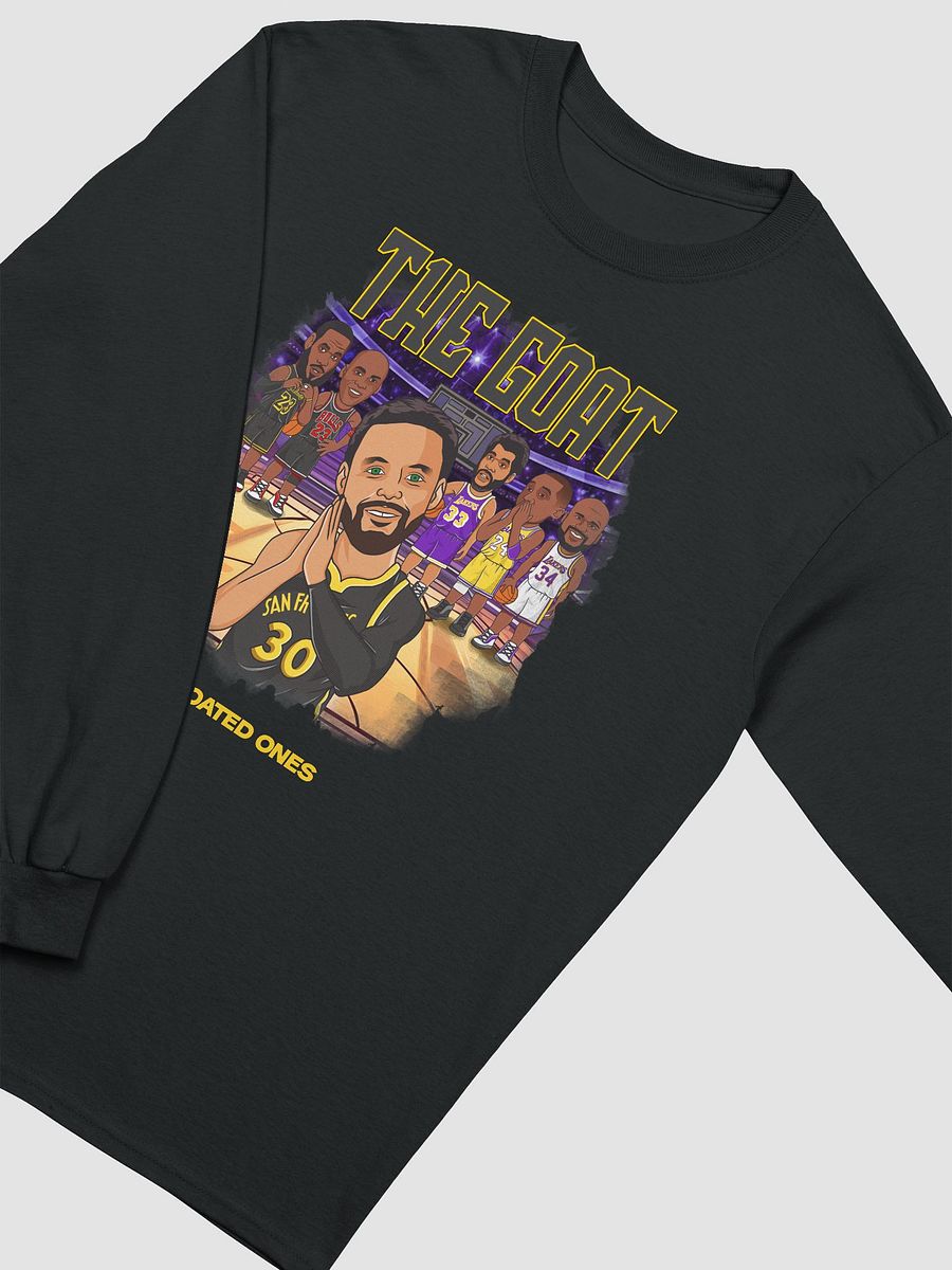 Basketball Goat: Steph Curry Long Sleeve Tshirt product image (3)