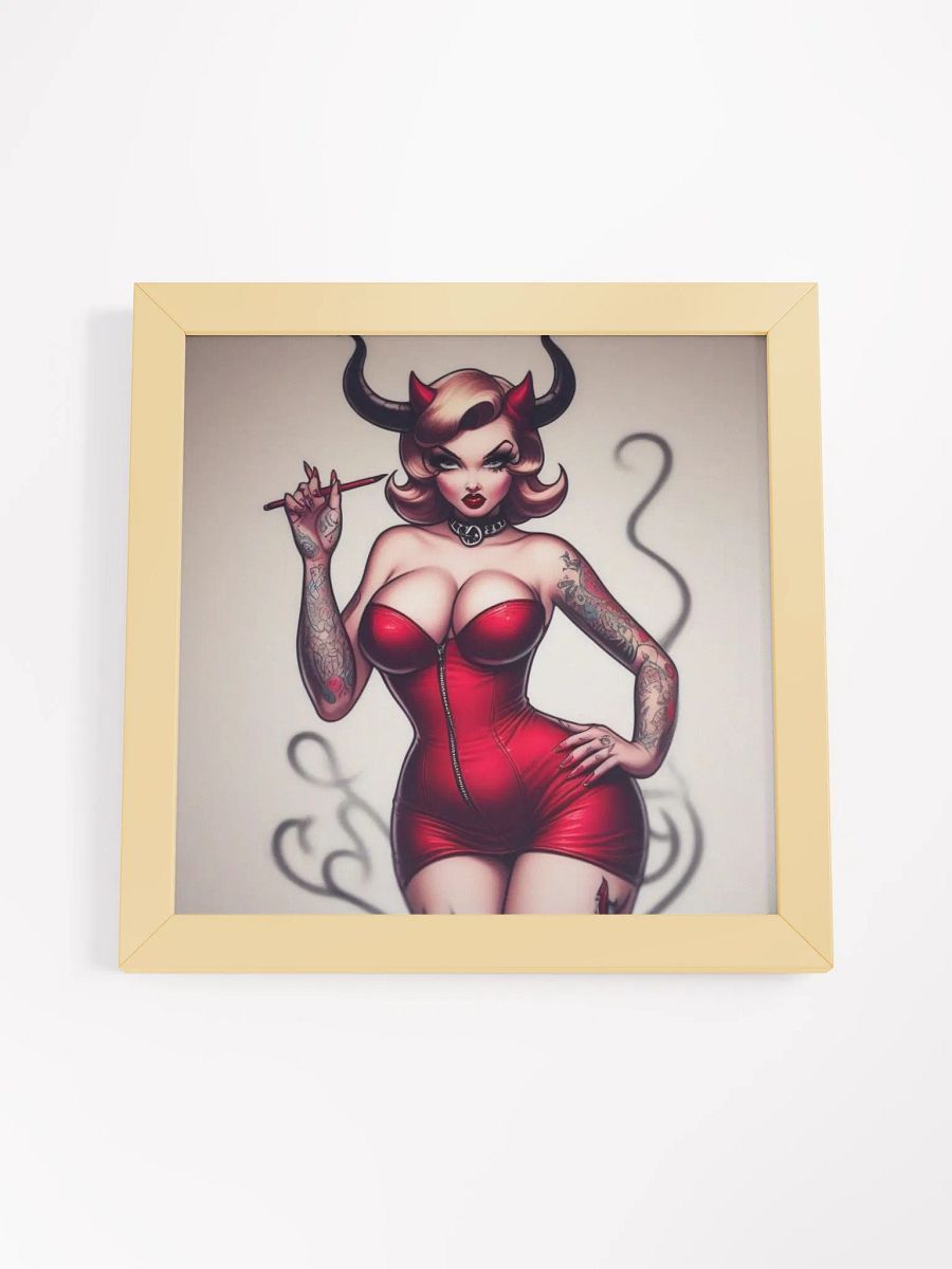 Elegant devil Framed Poster product image (4)