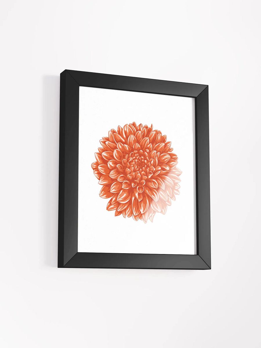 Orange Stylized Dahlia Bloom product image (4)