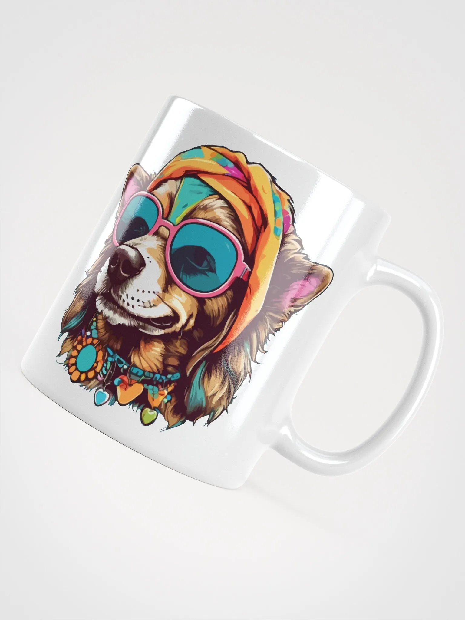 Hippie Dog 10 , Mug product image (8)
