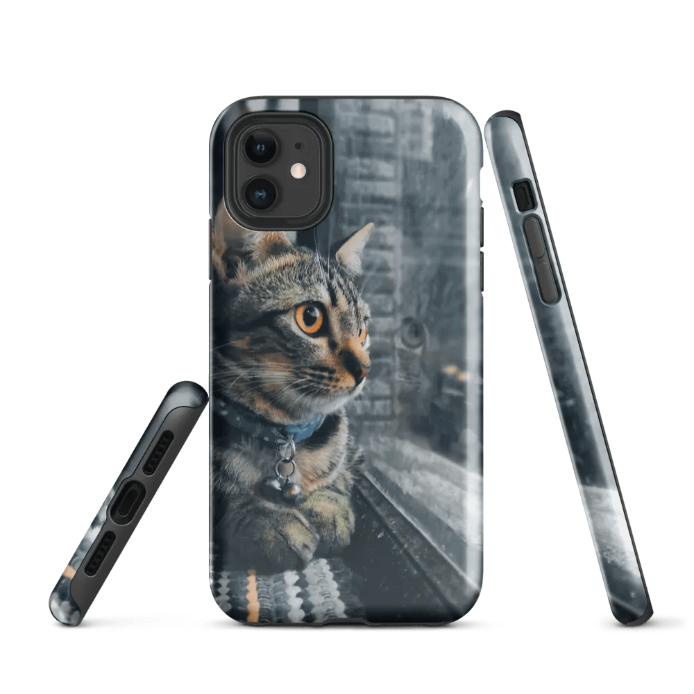 Tabby Cat Reflection iPhone® Tough Case product image (1)