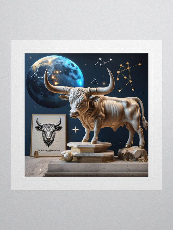 Taurus Constellation Bull Kiss Cut Stickers product image (1)