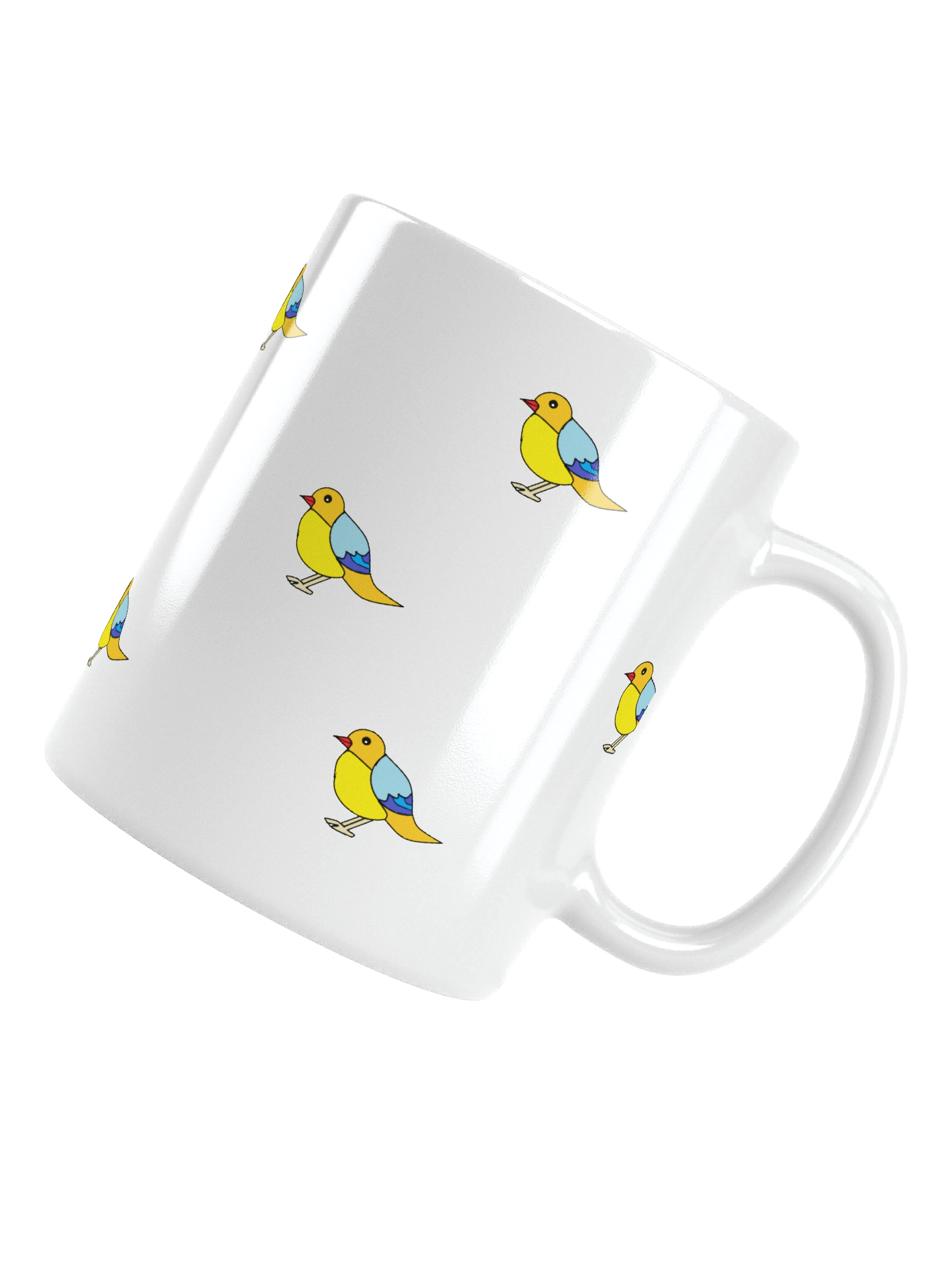 Sunny Birds White Glossy Mug product image (13)