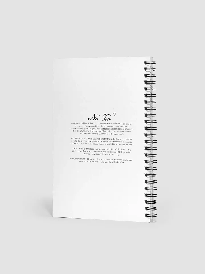 Spiral Bound HTDS Notebook product image (2)