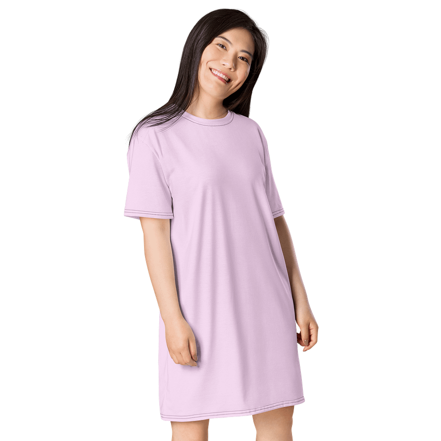 Oversized T-Shirt Dress - Delicate Selago, Sizes 2XS-6XL product image (4)