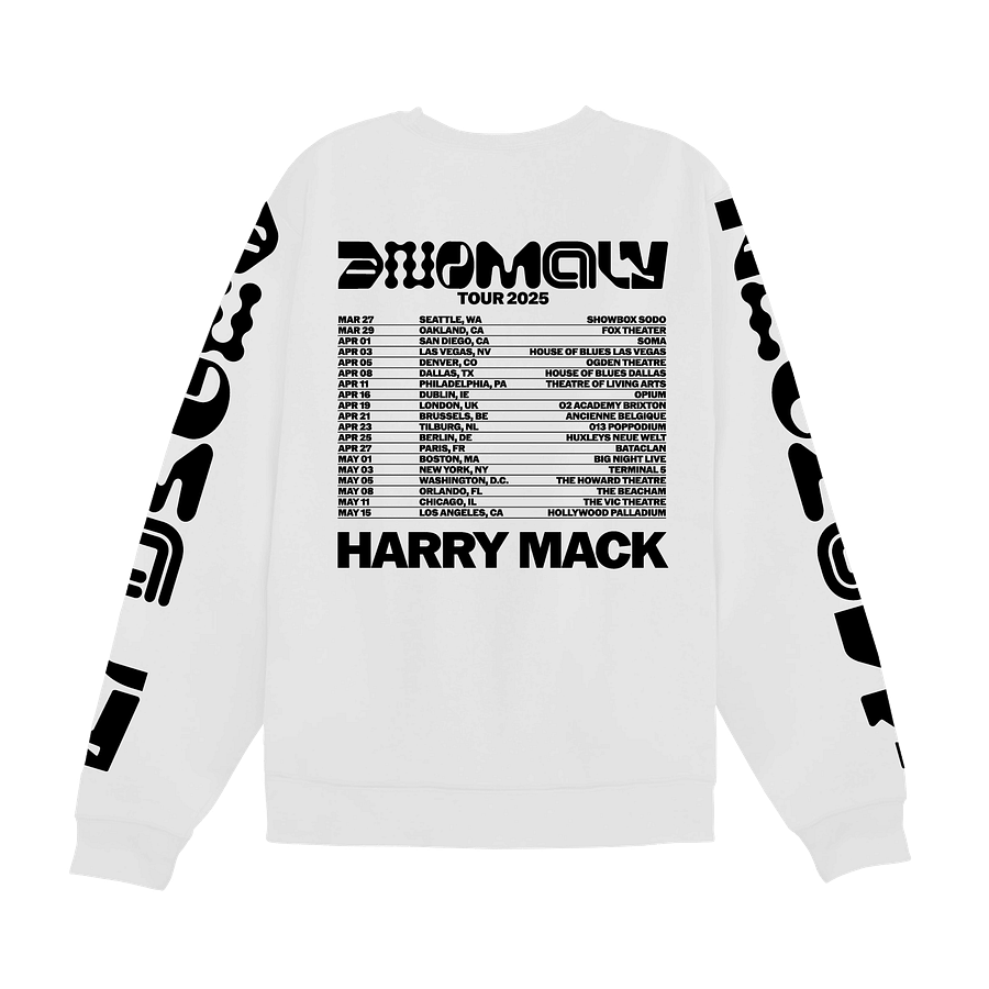 Anomaly Tour 2025 White Long Sleeve Tee product image (2)