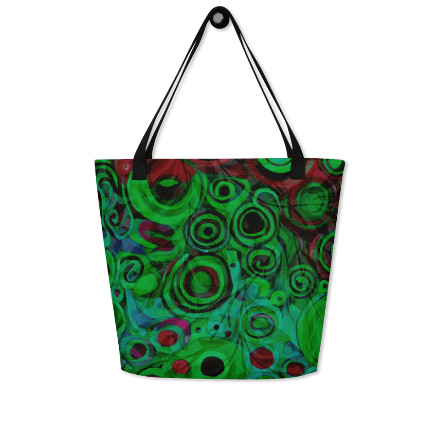 klimt inspired design all over print tote for arty men and ladies product image (4)