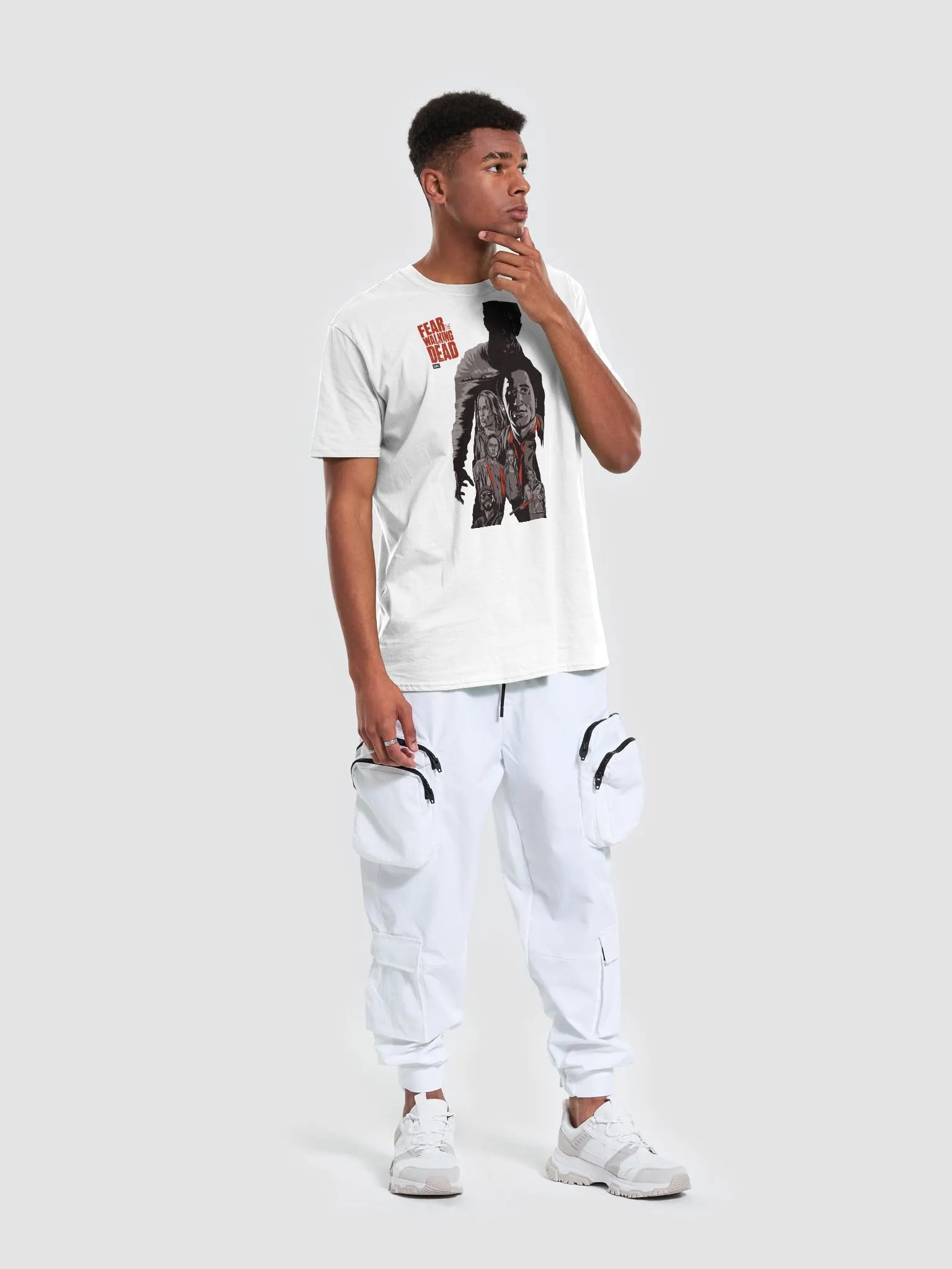 Vivid Red Stylized Poster Tee product image (5)