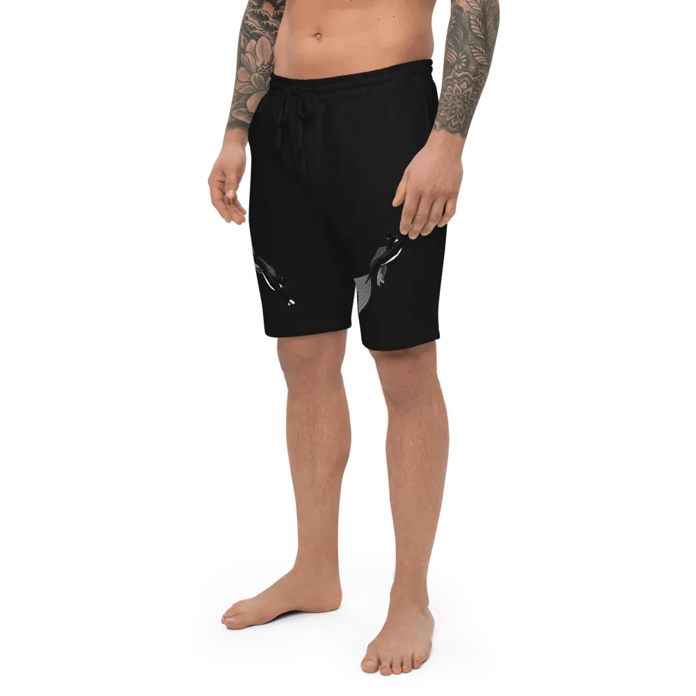 Mermeow Swimming Fleece Shorts product image (2)