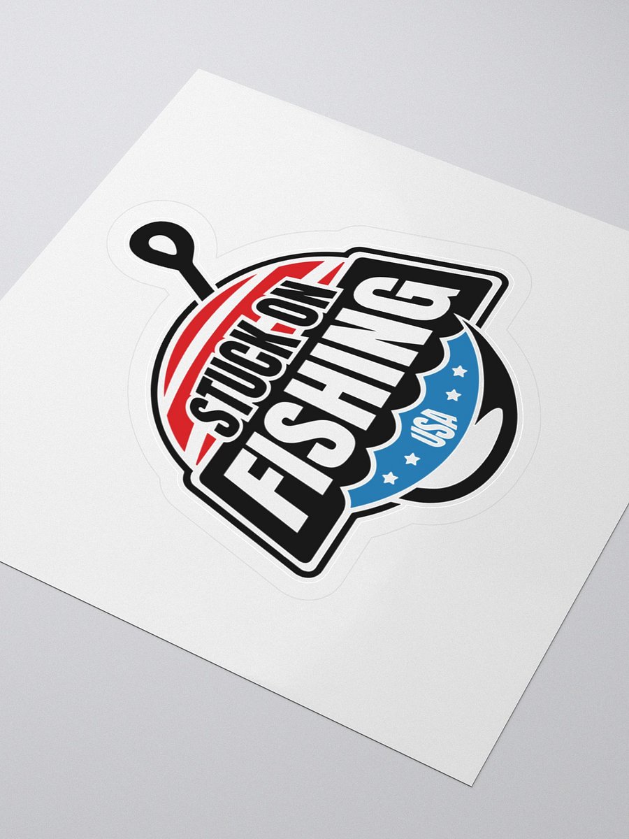 Stuck on Fishing Sticker product image (3)