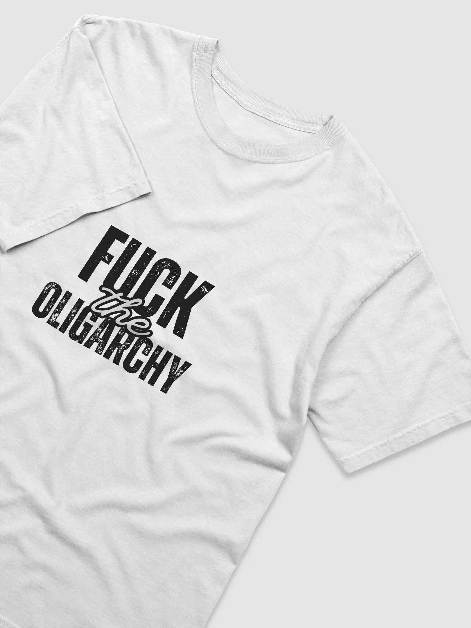 Fuck the Oligarchy Heavyweight Tee (lighter colors) product image (3)
