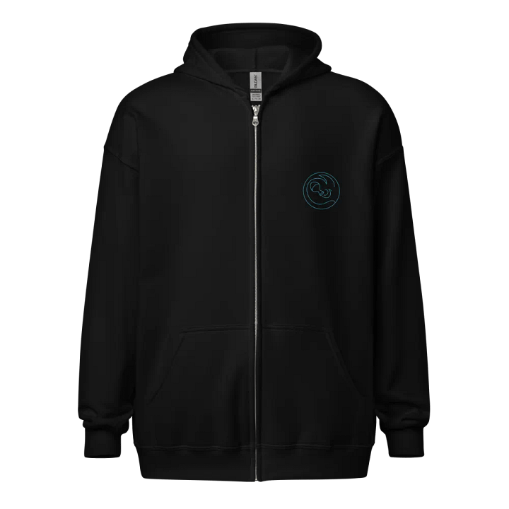 Abstract Wavy Aquarius Unisex Zip Hoodie product image (1)