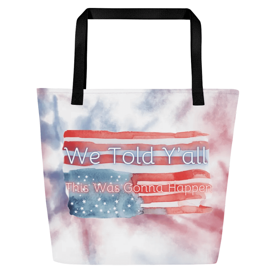 Resistors, We Told Y'all , Tie-dye Tote product image (1)