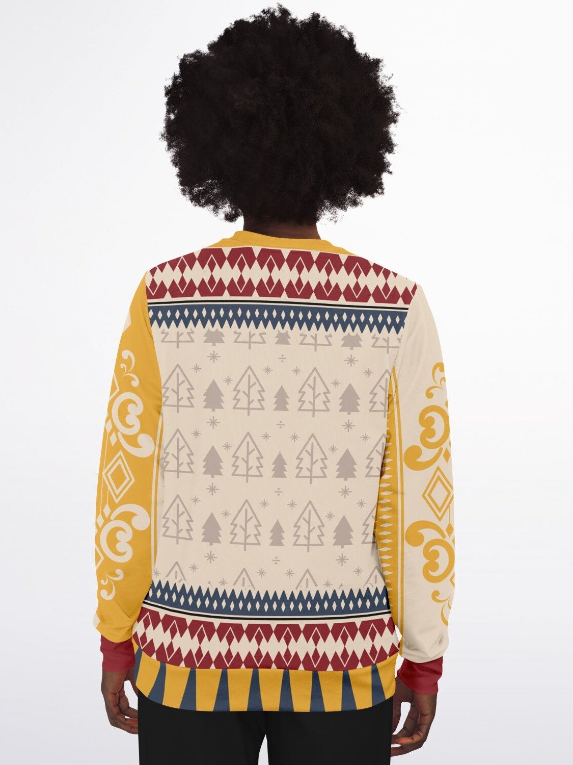 "Pass Joints Not Judgement" Sweatshirt | Retro Stoner Holiday Sweater | 420 Christmas Party Outfit product image (8)