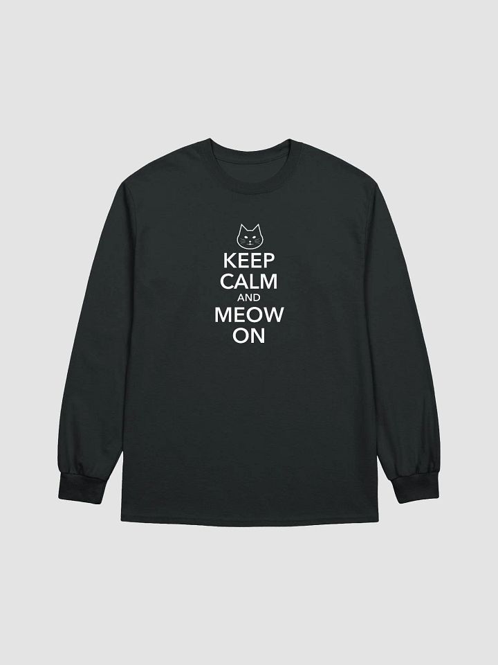Keep Calm and Meow On Long Sleeve product image (7)