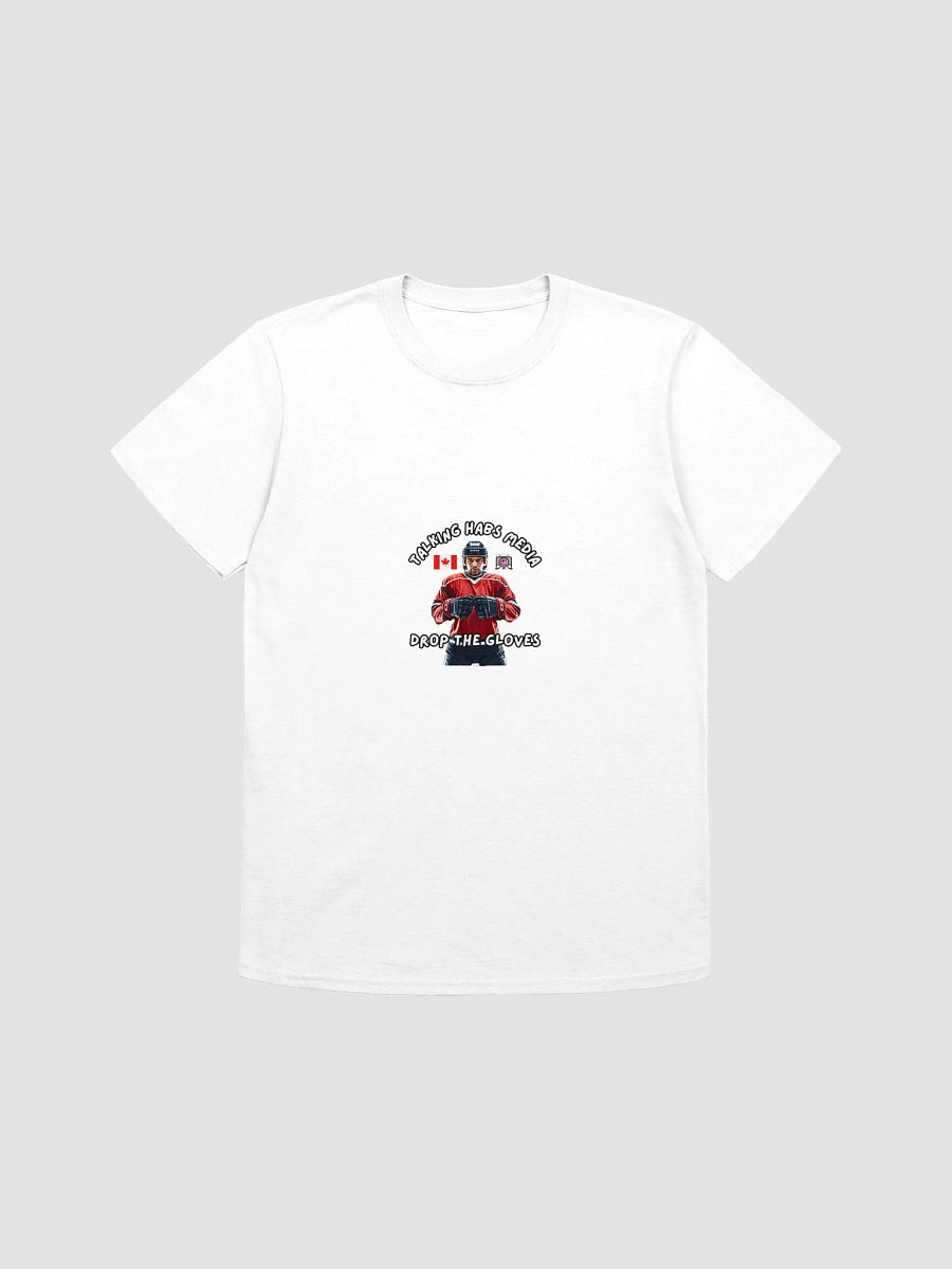 Talking Habs "Drop the Gloves" White Design T-Shirt product image (3)