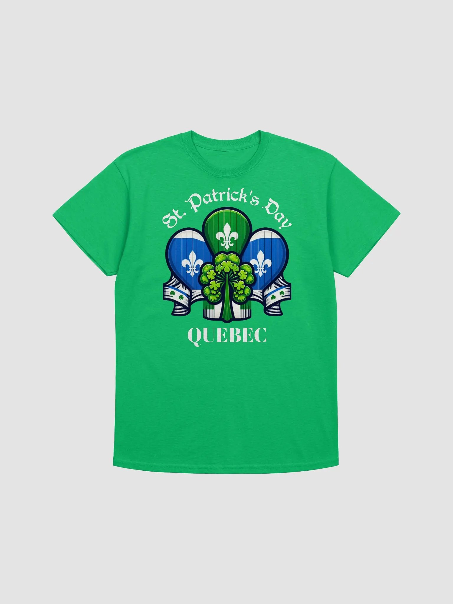 St. Patrick's Day in Quebec Tee: Fusion of Cultures! product image (2)
