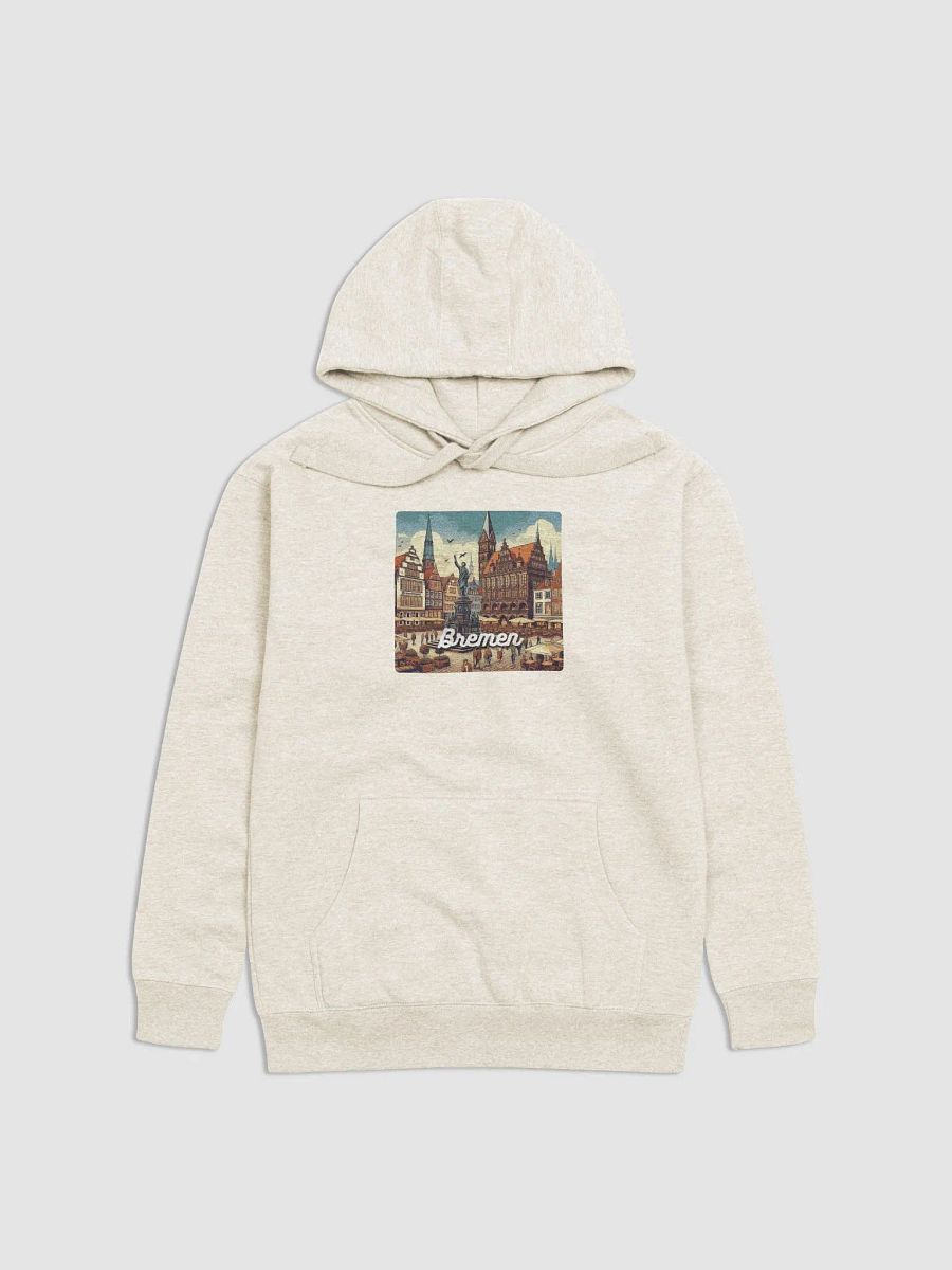 Cotton Heritage Unisex Premium Hoodie | AI Design Bremen city product image (2)