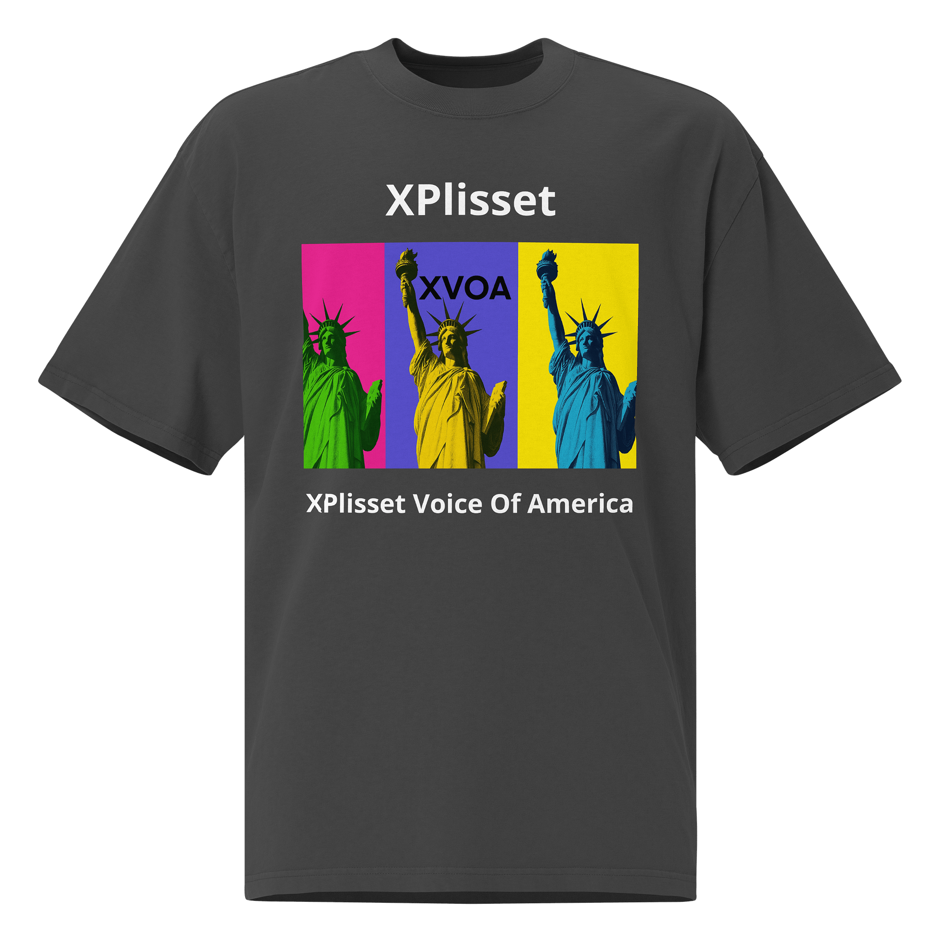XVOA Pop Art Dark Gray T-Shirt product image (1)