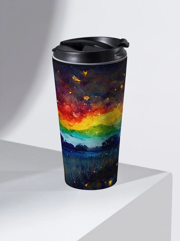 Aurora Night Stainless Steel Travel Mug product image (2)