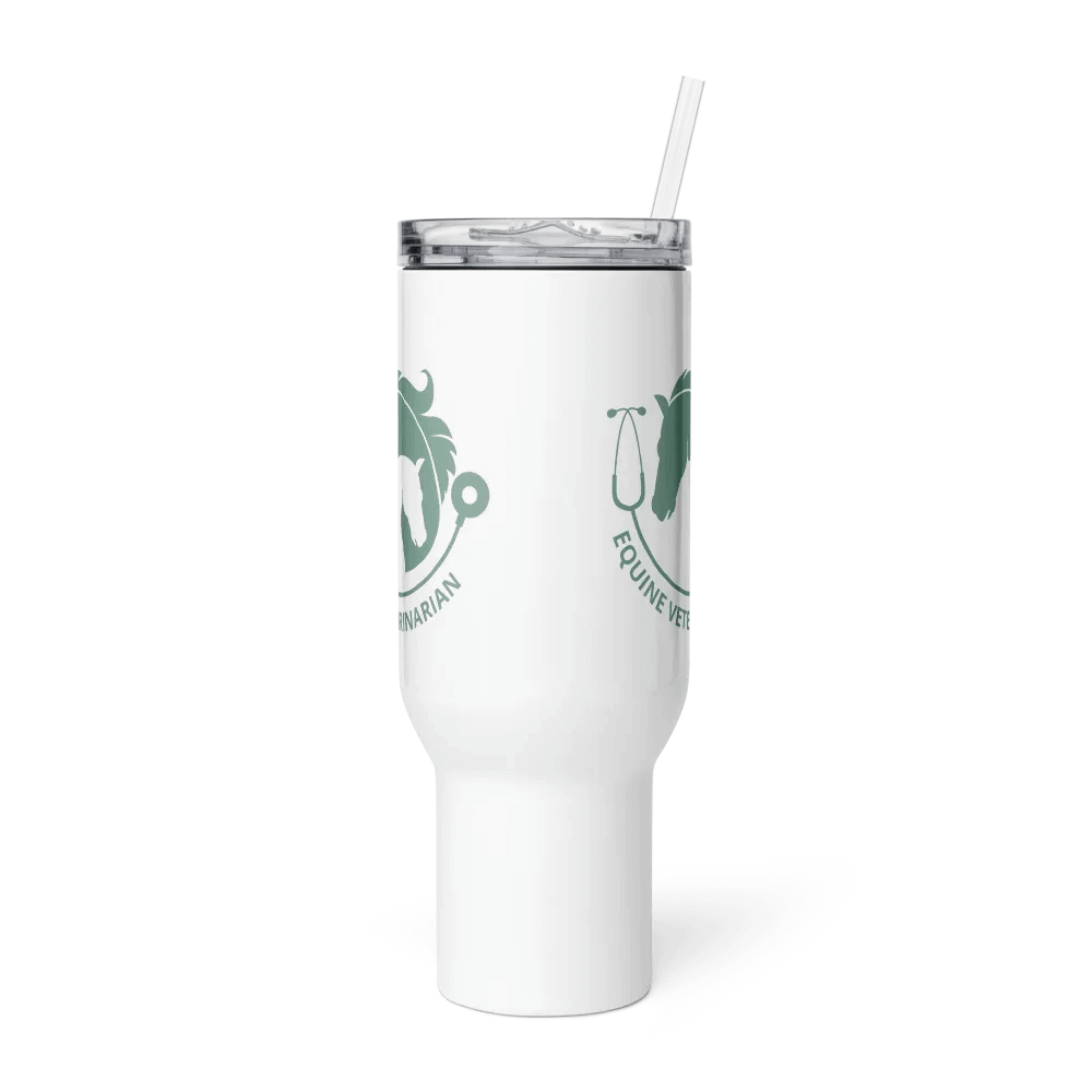 "Equine veterinarian" Travel Mug with a Handle product image (17)