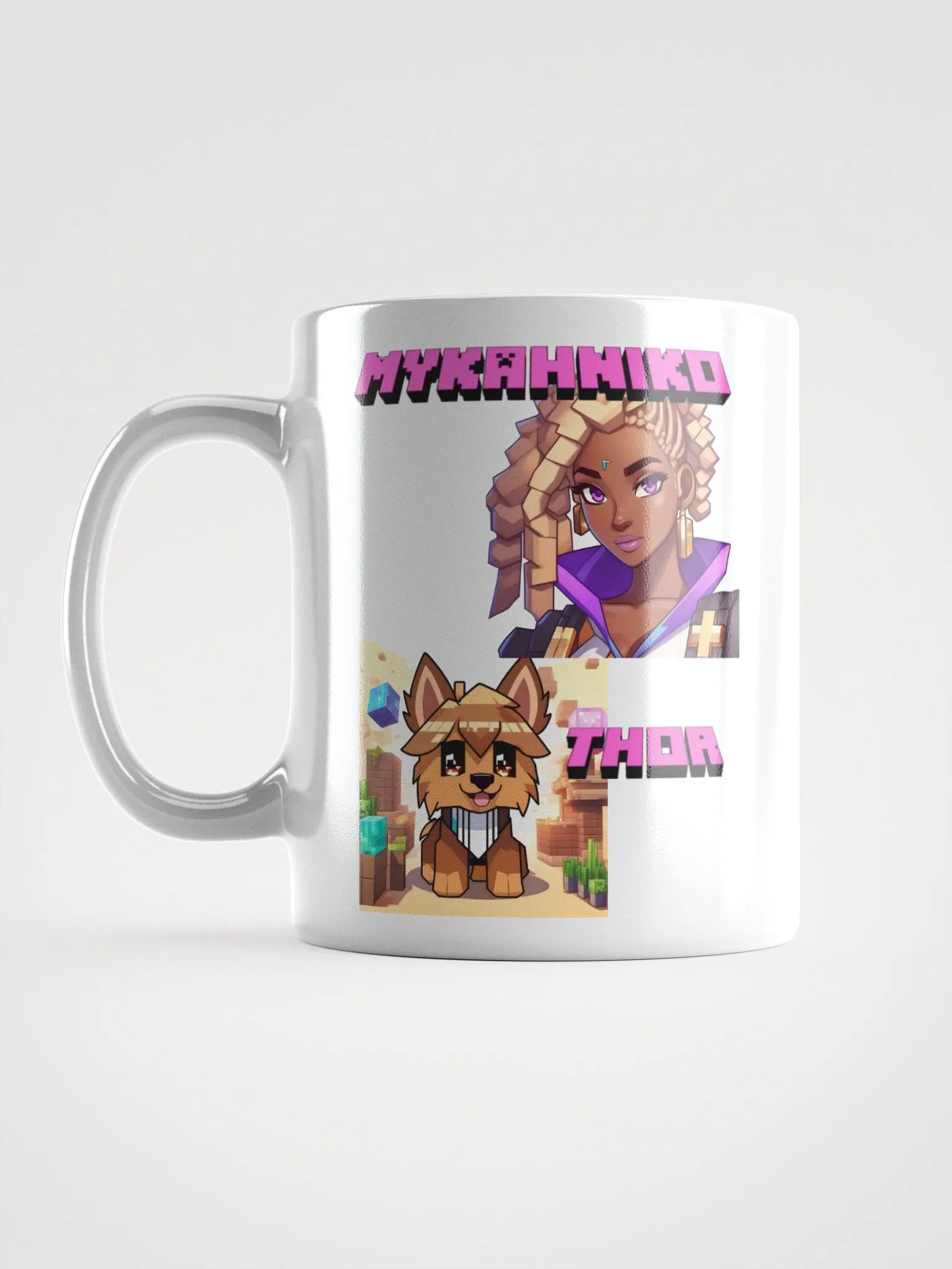 Minecraft Mykah and Thor Mug product image (17)