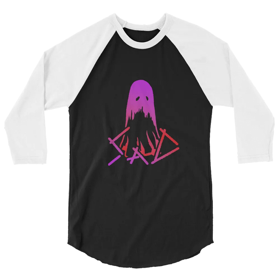 SaD 3/4 Two-Tone Tee (Raglan Tee) Logo - Purple and Red product image (2)