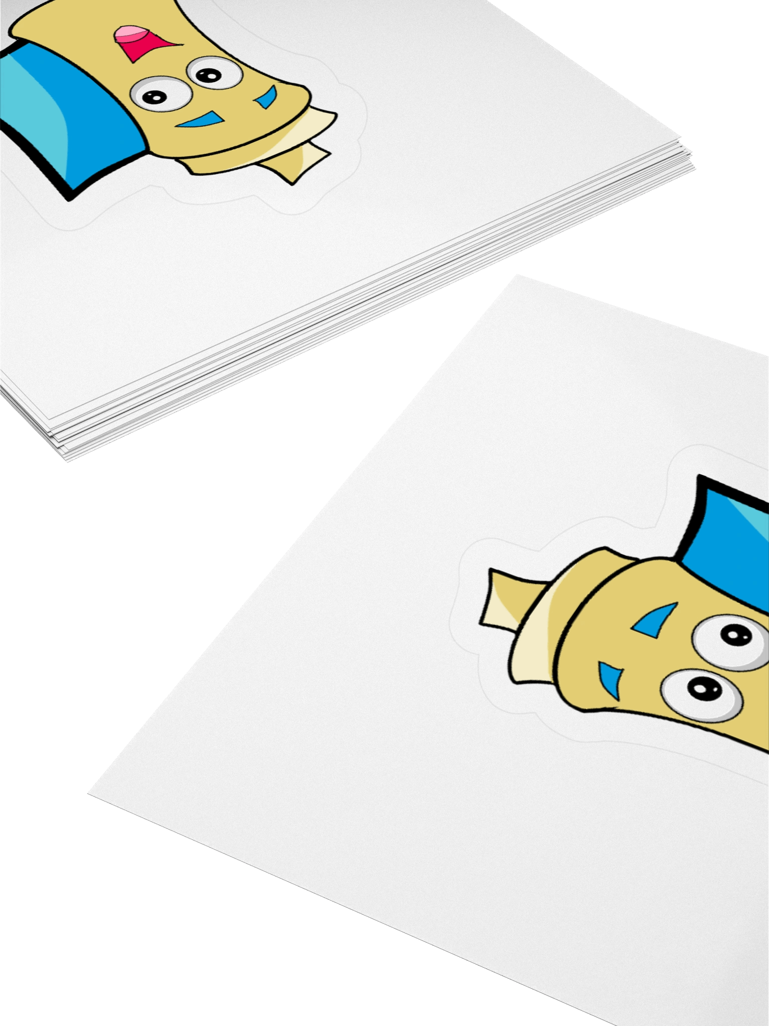 Whimsical Map Character Kiss Cut Stickers product image (10)