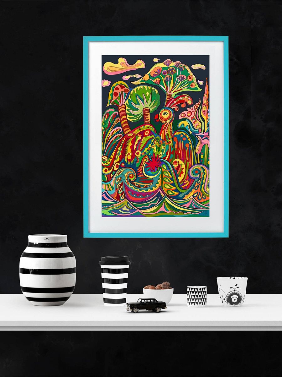 Vibrant Matte Paper Poster - Loro Park Bird product image (5)
