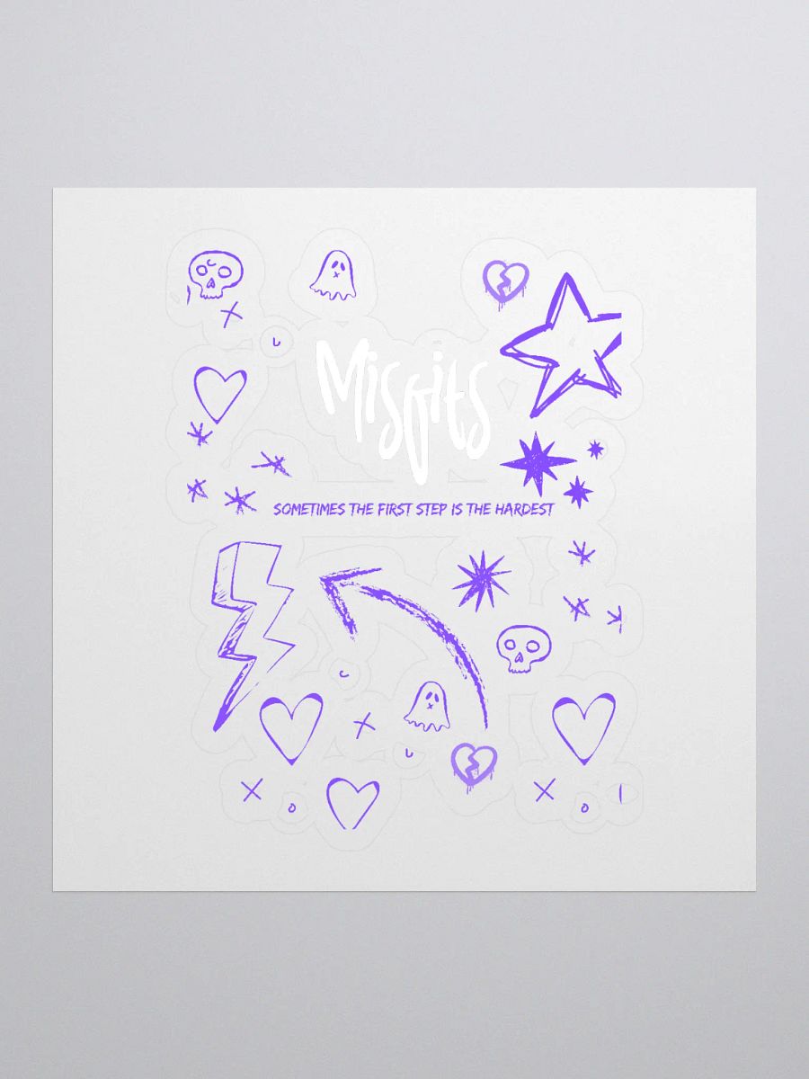 Misfits - Graphich Transparent Sticker product image (1)