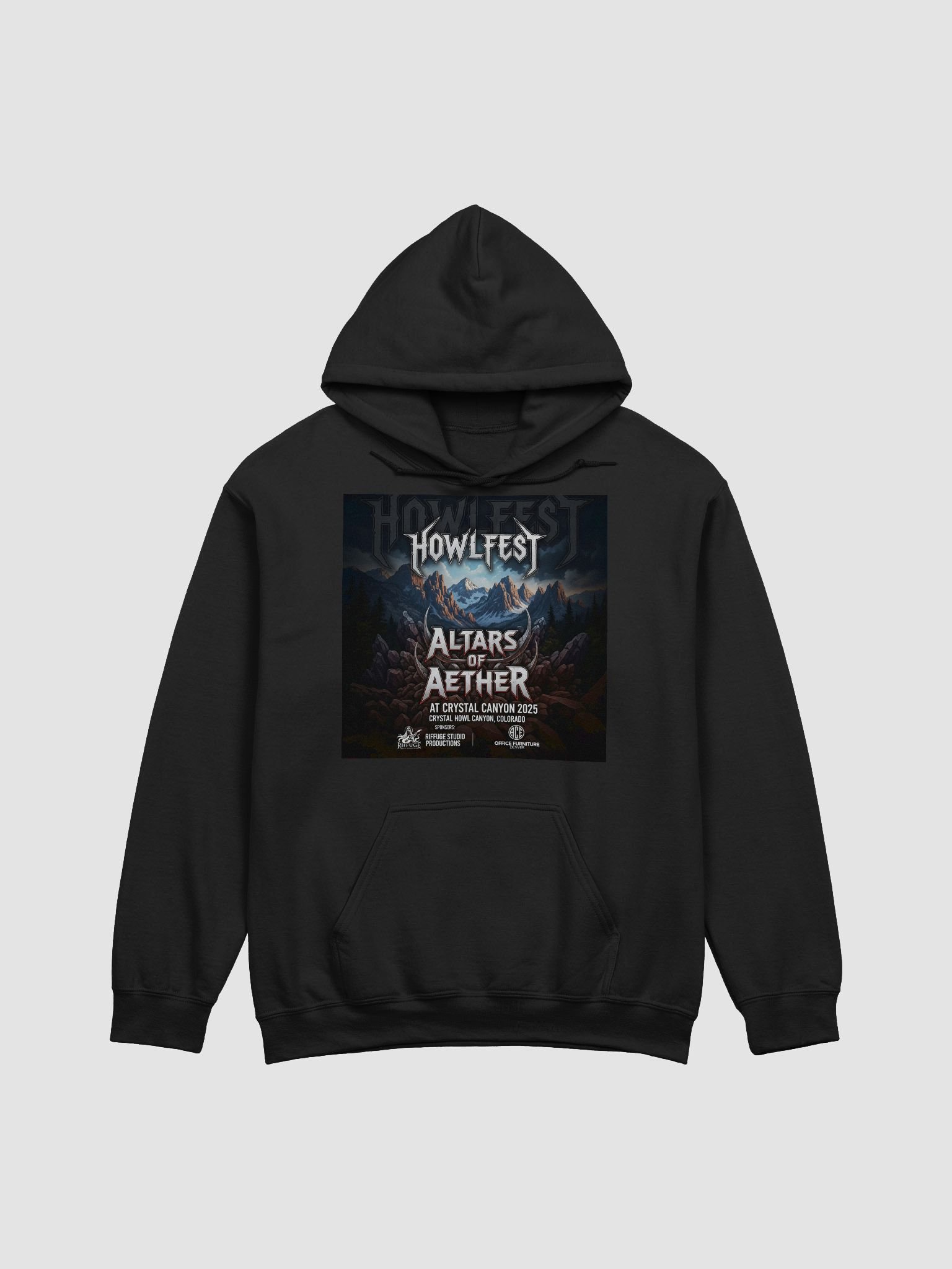 HOWLFEST - ALTARS OF AETHER 2025 Festival Hoodie product image (3)