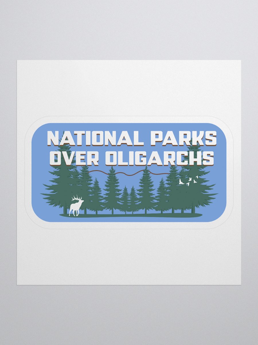 National Parks Over Oligarchs - Blue product image (1)