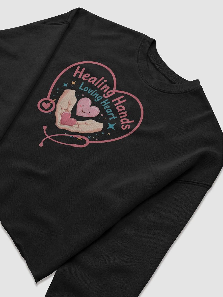 Healing Hearts Stethoscope Crop Sweatshirt product image (14)