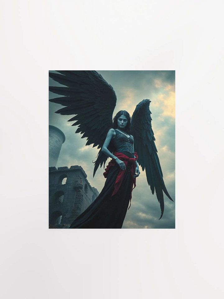 Black Wings Matte Poster product image (1)