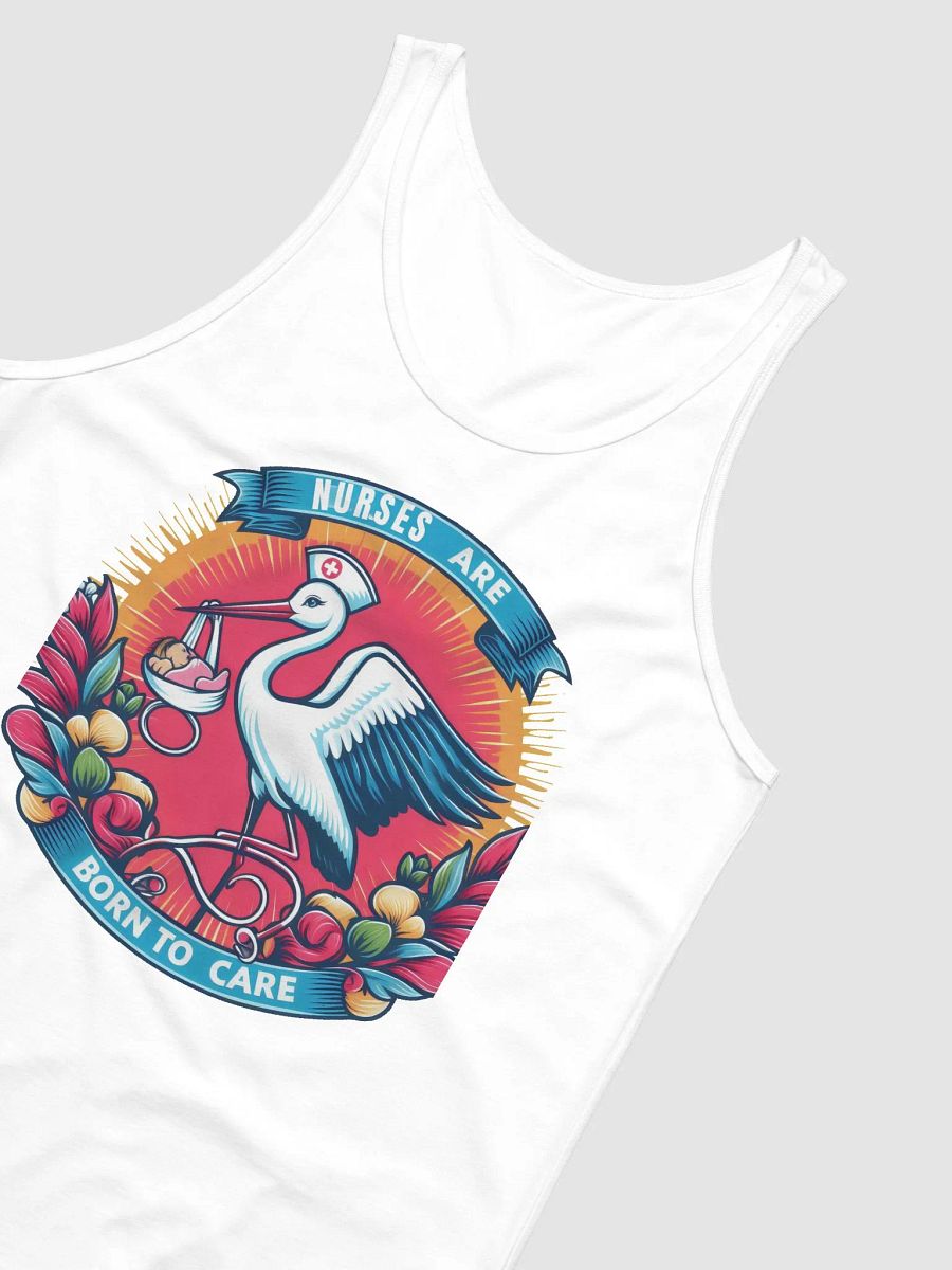 Born to Care Stork Nurse Jersey Tank product image (34)