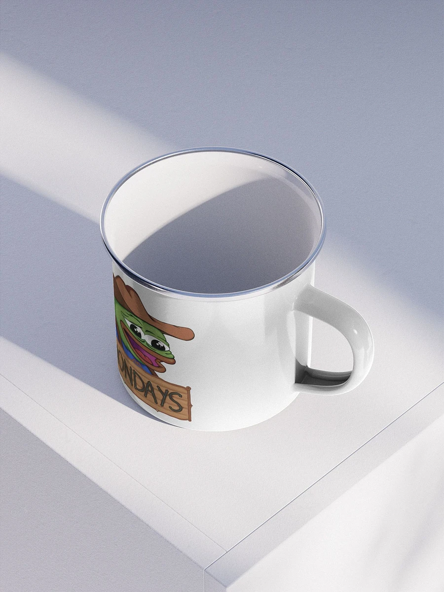 FeelsMan Mondays - Left Handed Enamel Mug (EU/US) product image (3)