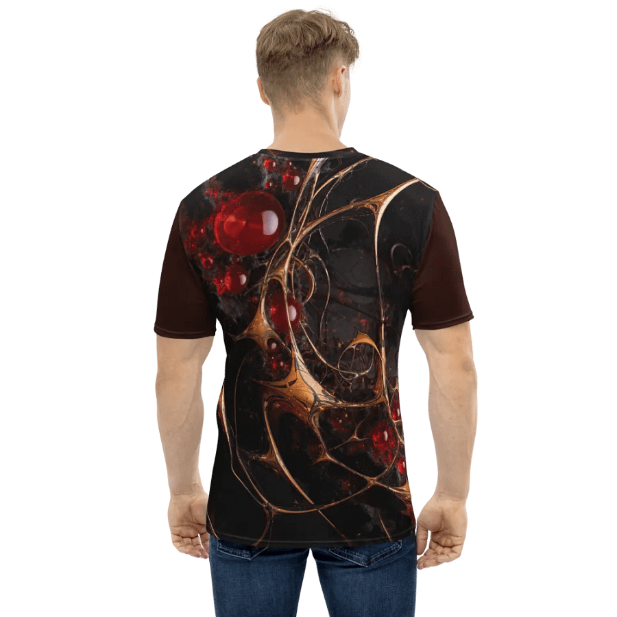 Crimson Filament All-Over Print T-Shirt product image (2)