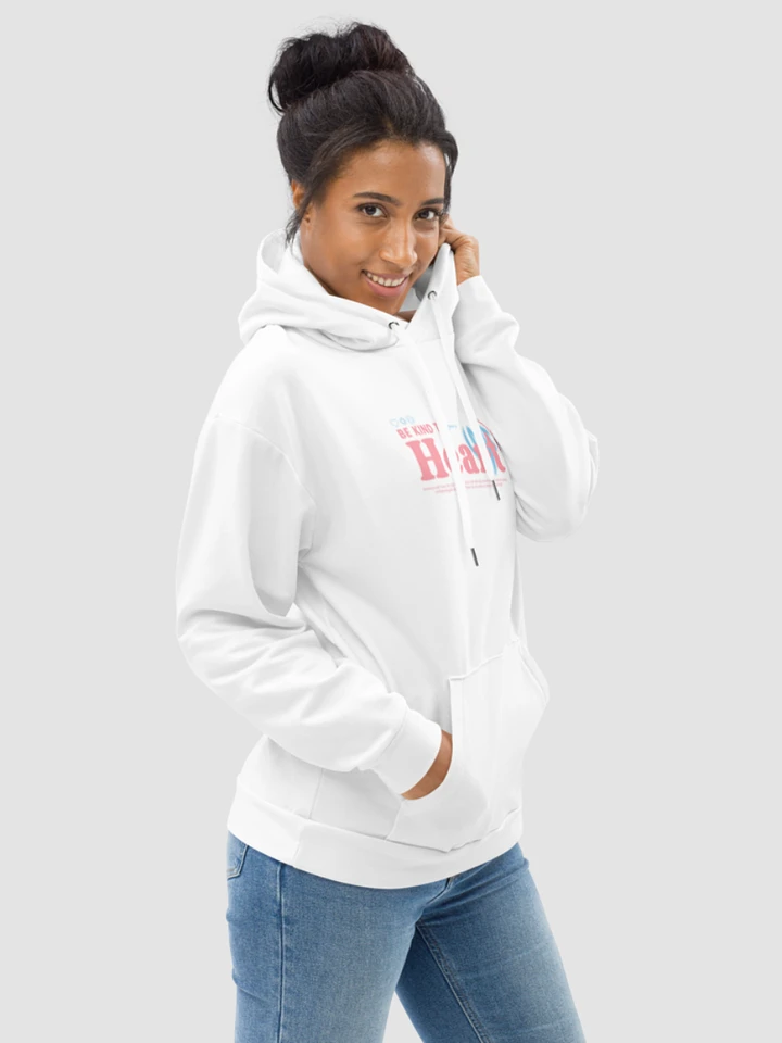 Be Kind To Your Heart Hoodie - White product image (1)