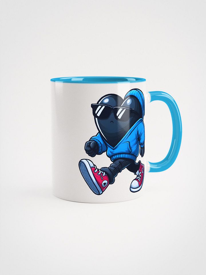 A BLACK HEART / BICOLOR MUG product image (1)