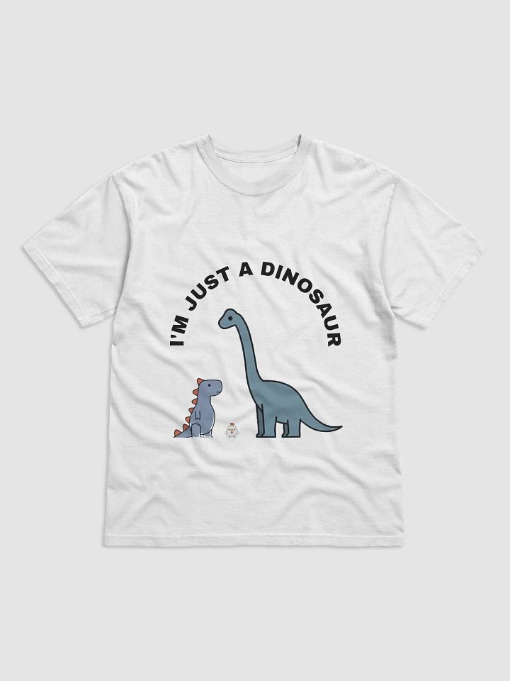 I'm just a dinosaur T-shirt product image (1)