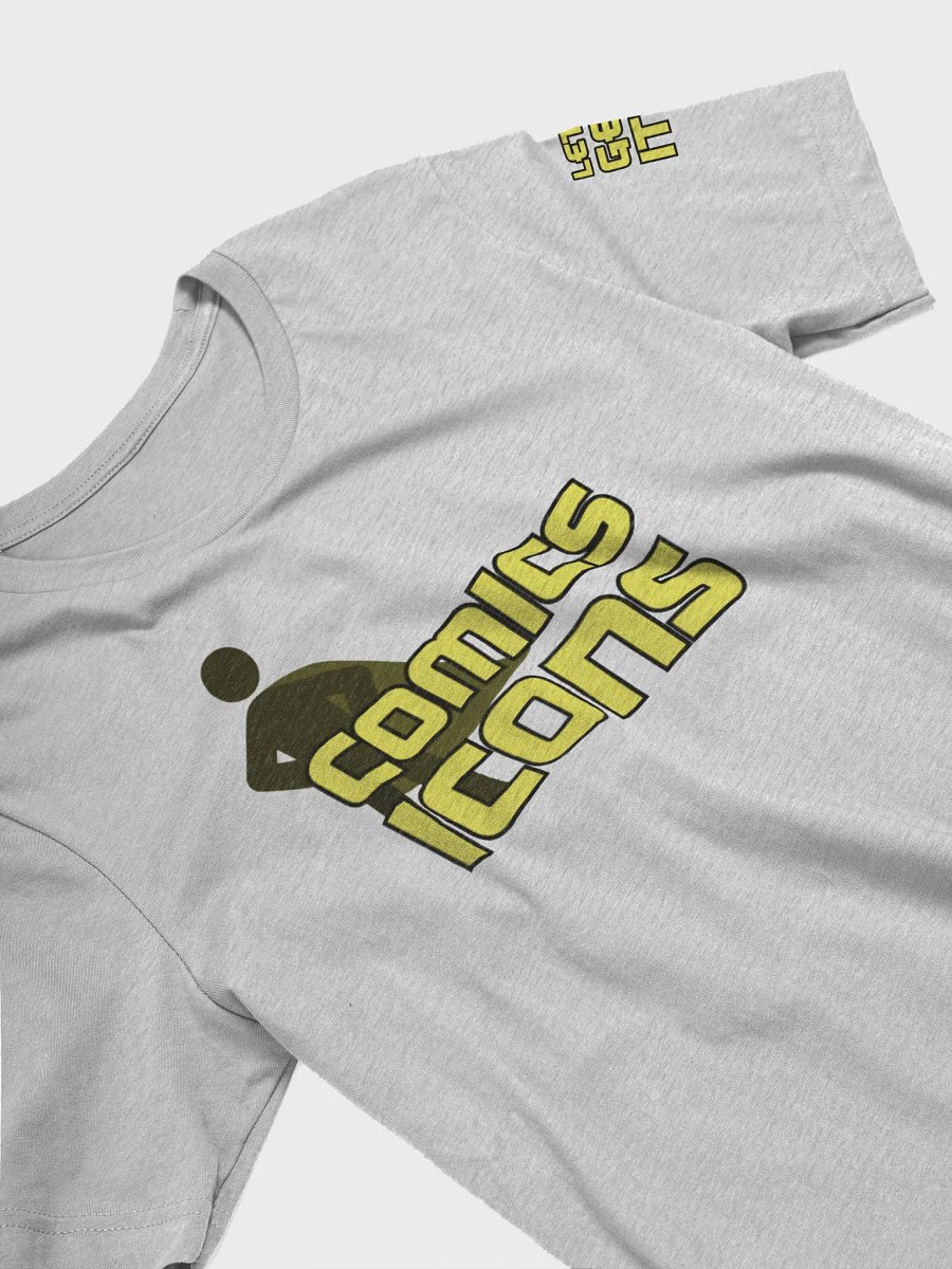 Comics Icons Yellow On Black Logo Tee product image (24)