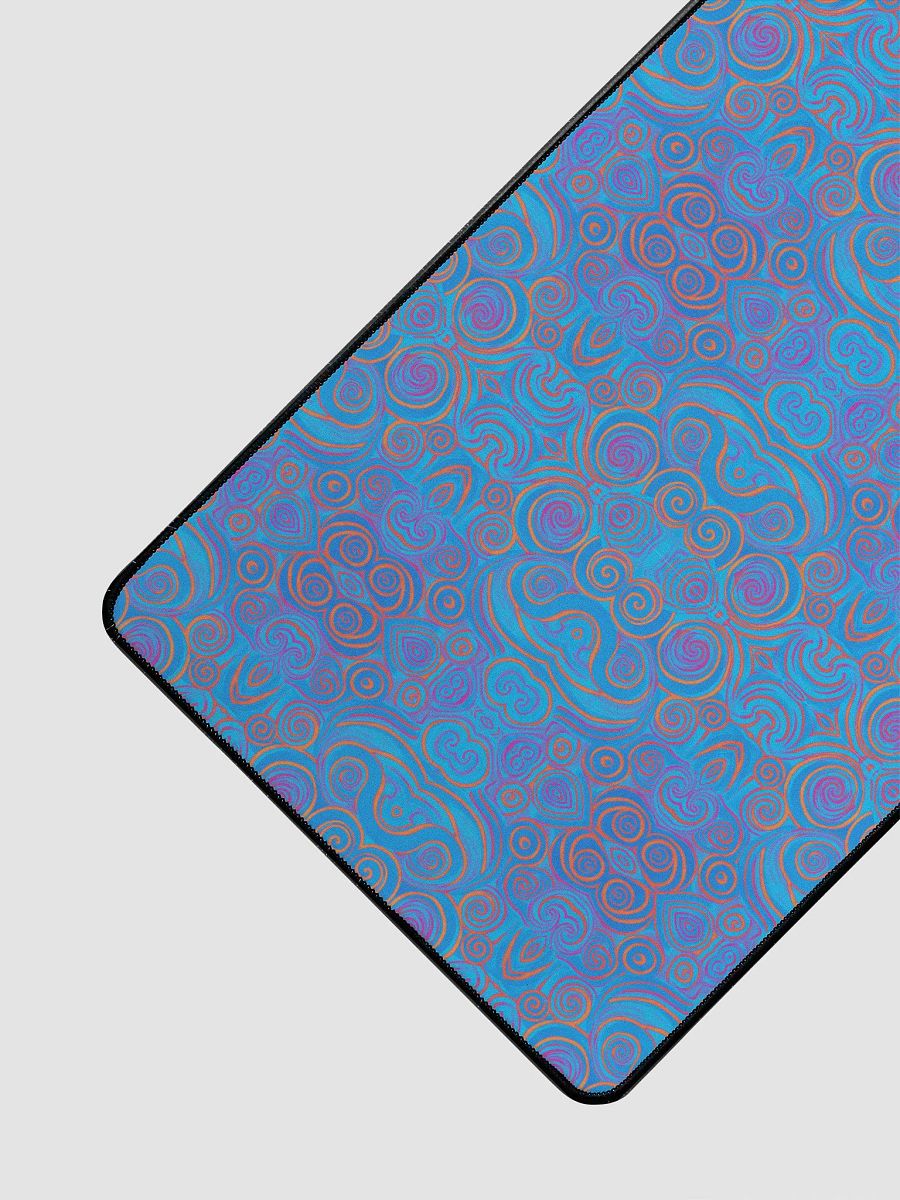 Funky Blue Dreams Liquid Tie-Dye Desk Mat product image (4)