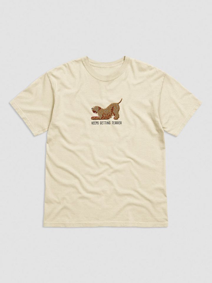 Keeps Getting Terrier T-Shirt(Embroidered) of a Wheaten Terrier product image (33)