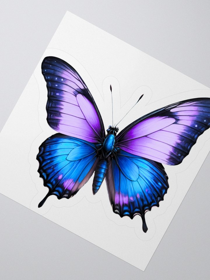 Vibrant Butterfly Kiss Cut Stickers product image (4)
