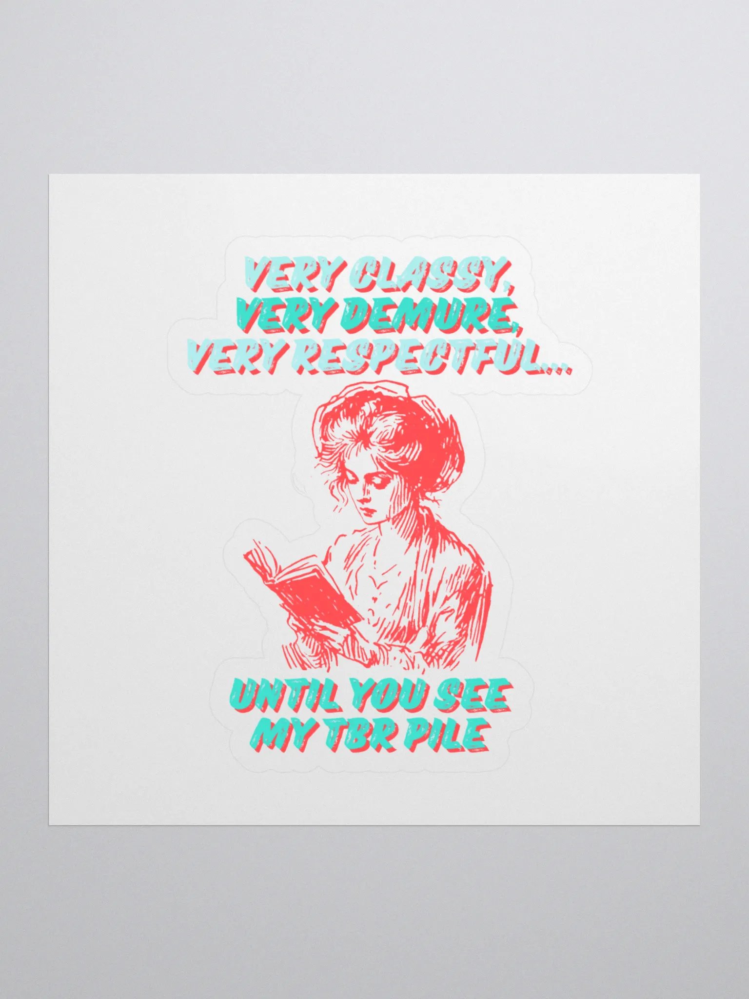 TBR Pile Kiss-Cut Sticker product image (1)